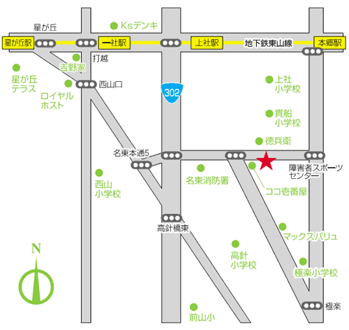 ファミリーズ地図